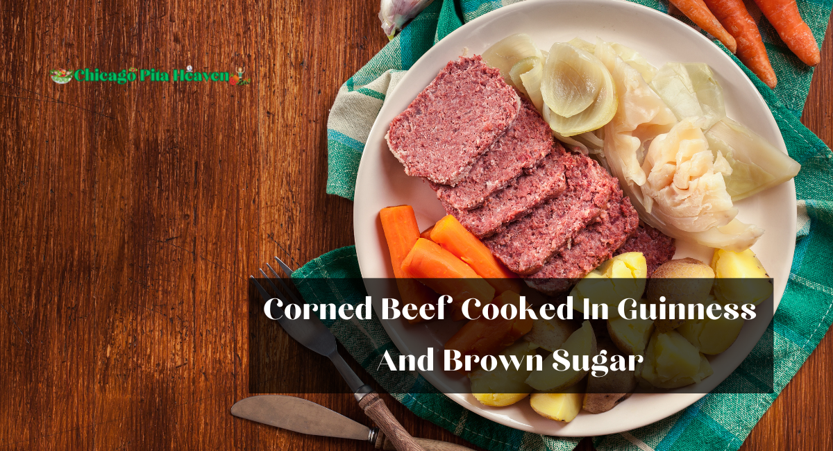 Corned Beef Cooked In Guinness And Brown Sugar